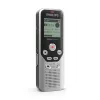 Dyktafon Philips DVT1250 z pamięcią wewnętrzną i kartą flash, czarny, szary