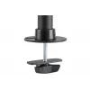 DIGITUS Triple Monitor Desk clamp mount, Czarny 90degree Swivel,45degree Tilt,rotate 360degree,15-27in TFT, max load 3x8Kg,VESA max100x100