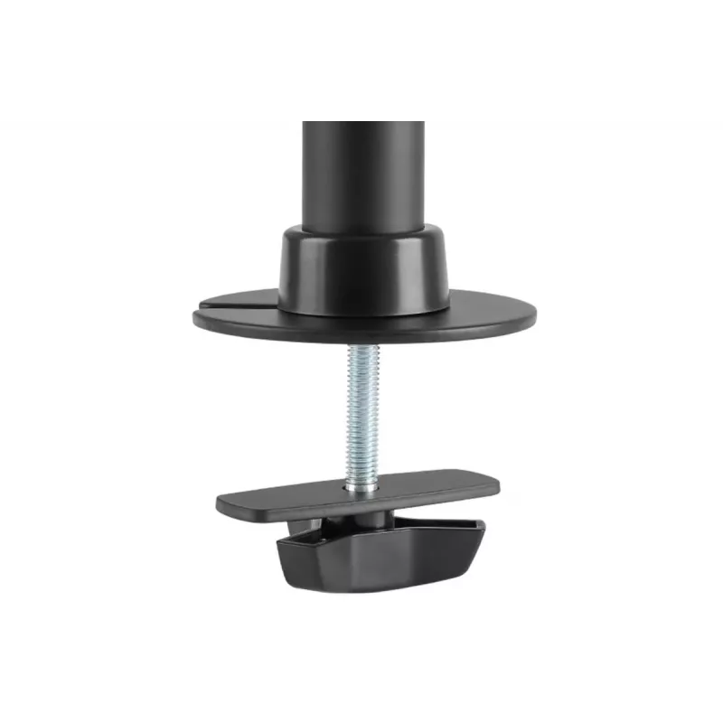 DIGITUS Triple Monitor Desk clamp mount, Czarny 90degree Swivel,45degree Tilt,rotate 360degree,15-27in TFT, max load 3x8Kg,VESA max100x100
