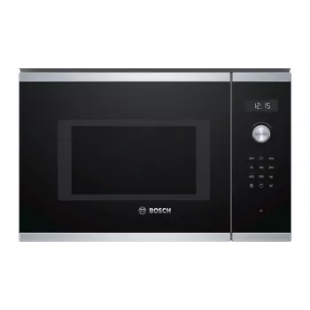 Kuchenka mikrofalowa kombinowana Bosch Serie 6 BEL554MS0 — do zabudowy, 900 W, 25 l, grill kwarcowy, termoobieg, stal nierdzewna