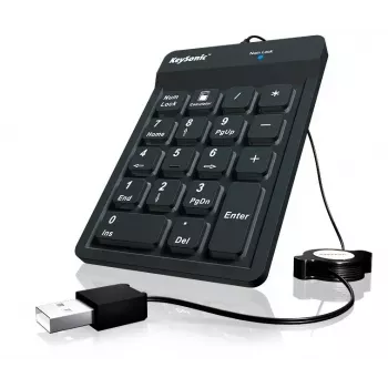 KeySonic ACK-118BK klawiatura numeryczna uniwersalna USB czarna