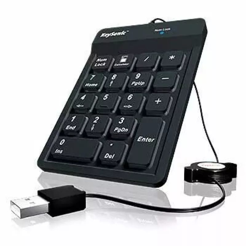 KeySonic ACK-118BK klawiatura numeryczna uniwersalna USB czarna