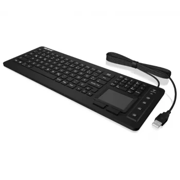 Klawiatura KeySonic KSK-6231 INEL (US) Industrialna USB QWERTY US Angielska Czarna
