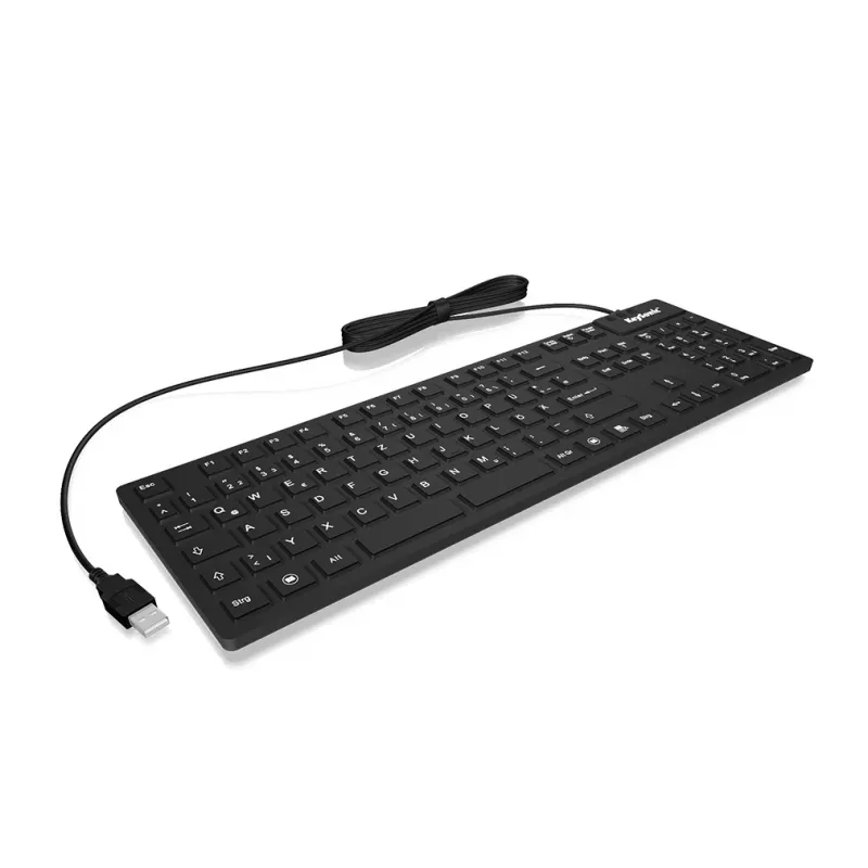 KeySonic KSK-8030 IN (US) klawiatura Przemysłowa USB QWERTY US English Czarny