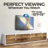 Uchwyt ścienny Techly do LCD LED 13-30 cali, pełny zakres ruchu, biały