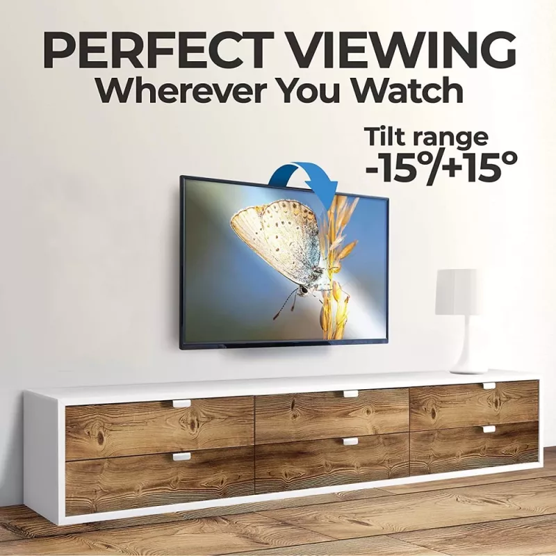 Uchwyt ścienny Techly do LCD LED 13-30 cali, pełny zakres ruchu, biały