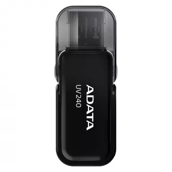 Pamięć USB ADATA UV240 32 GB USB 2.0 Type-A, czarna, konstrukcja z klapką