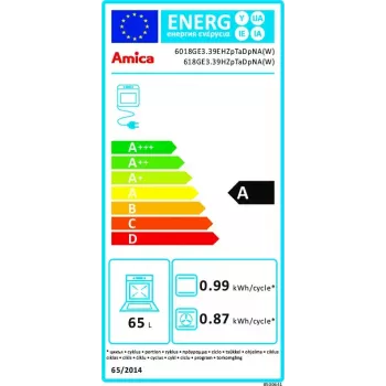 Wolnostojąca kuchenka Amica 618GE3.39HZpTaDpNA(W)