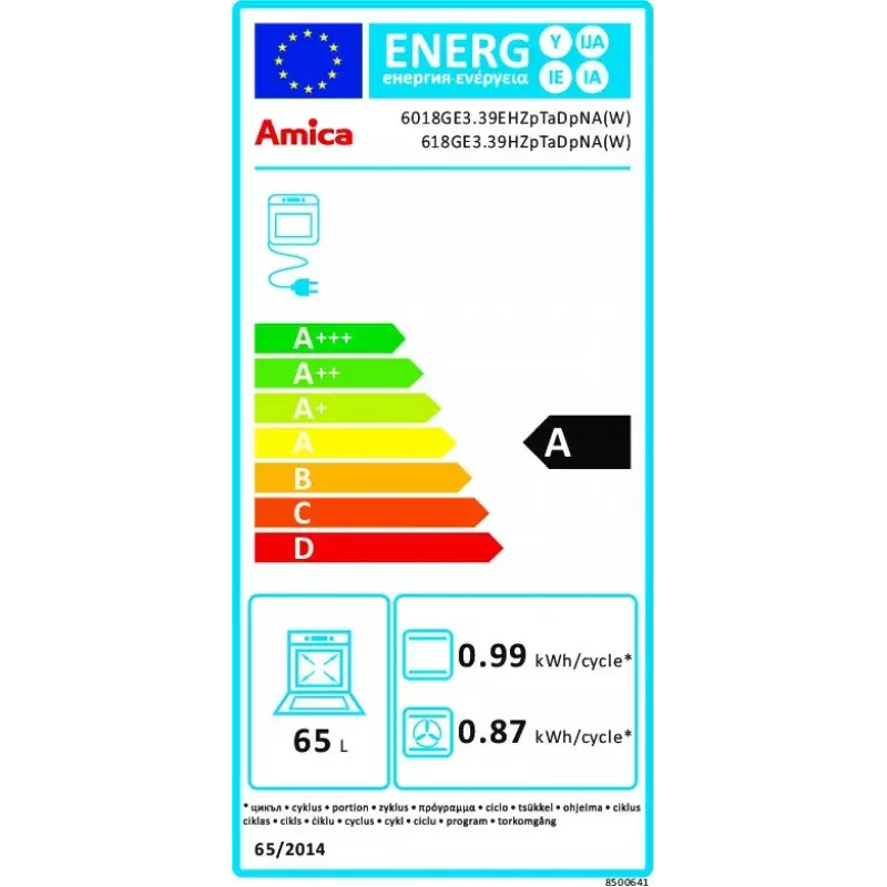 Wolnostojąca kuchenka Amica 618GE3.39HZpTaDpNA(W)