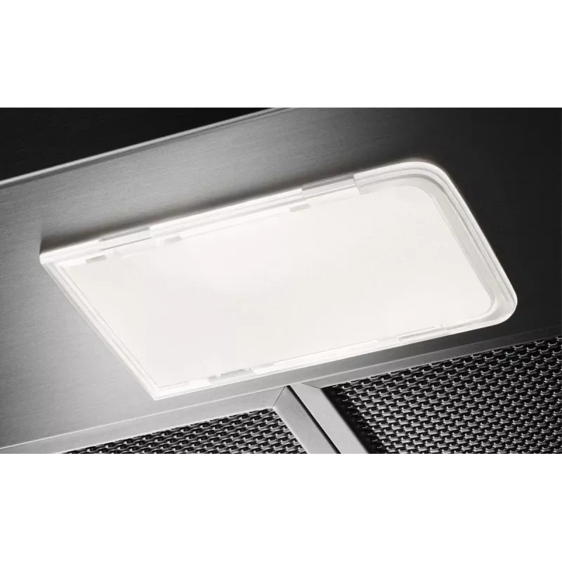 Okap kuchenny ścienny Electrolux LFC319X, stal nierdzewna, 898×(69–102)×450 mm, 420 m³/h, 3 prędkości, filtry metalowe