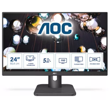 Monitor komputerowy AOC E1 24E1Q 60,5 cm (23,8 cala) 1920 x 1080 pikseli Full HD LED Czarny