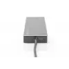 Koncentrator USB 3.0 DIGITUS, 7 portów, zasilacz 5V/3,5A, obudowa aluminiowa