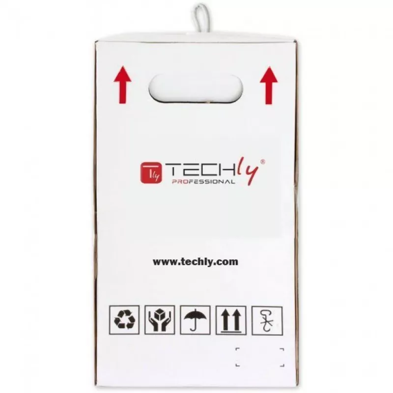 Techly ITP8-FLU-0305 networking kabel szary 305 m Cat5e U/UTP (UTP)