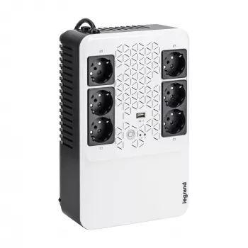 Zasilacz awaryjny (UPS) Legrand Keor ASI MULTIPLUG 800 FR Line-Interactive 0.8 kVA 480 W 6 gniazd AC