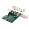 DIGITUS USB 3.0, 4 Porty, karta dodatkowa PCI-e 4 porty A/F zewnętrzne, chipset VL805