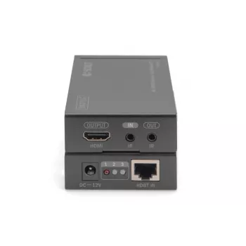 DIGITUS 4K HDMI Extender Set, HDBaseT 70 m over kabel sieciowy (Cat 5E, 6, 7) UHD 4K2K/30 Hz