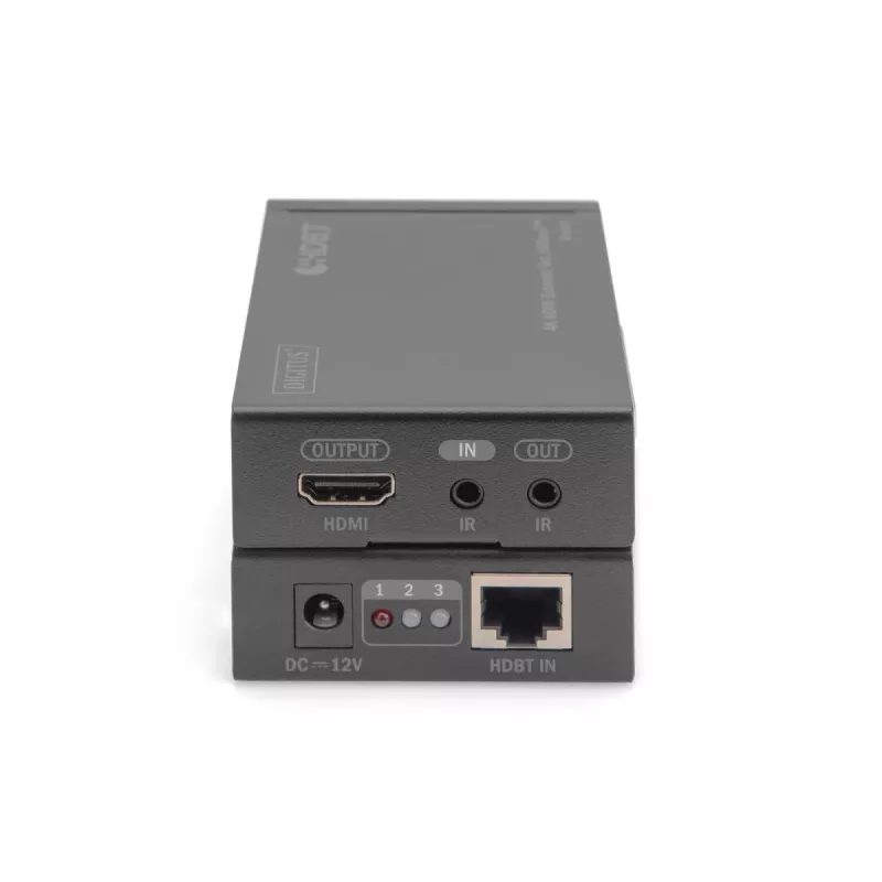 DIGITUS 4K HDMI Extender Set, HDBaseT 70 m over kabel sieciowy (Cat 5E, 6, 7) UHD 4K2K/30 Hz