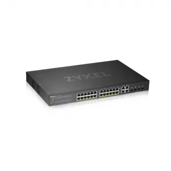 Zyxel GS1920-24HPV2 Zarządzany Gigabit Ethernet (10/100/1000) Power over Ethernet (PoE) Czarny