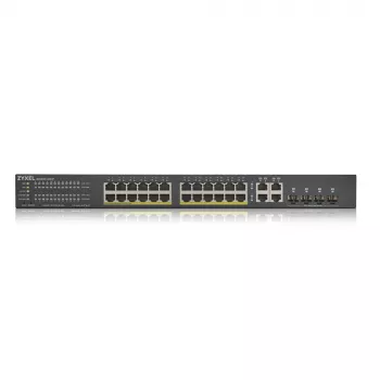 Zyxel GS1920-24HPV2 Zarządzany Gigabit Ethernet (10/100/1000) Power over Ethernet (PoE) Czarny
