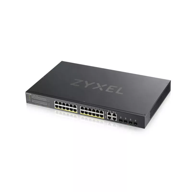 Zyxel GS1920-24HPV2 Zarządzany Gigabit Ethernet (10/100/1000) Power over Ethernet (PoE) Czarny