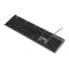 Zestaw przewodowej klawiatury i myszy IBOX IKMS606 — pełnowymiarowa klawiatura QWERTY UK English, USB, czarna, mysz 800 DPI