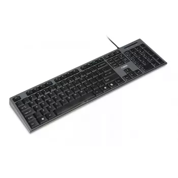 Zestaw przewodowej klawiatury i myszy IBOX IKMS606 — pełnowymiarowa klawiatura QWERTY UK English, USB, czarna, mysz 800 DPI