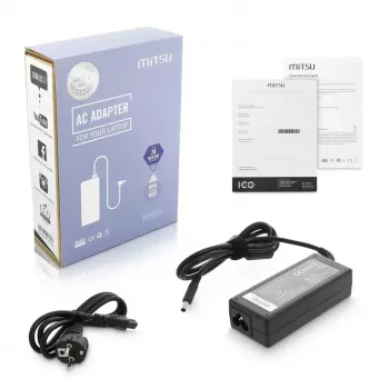 Zasilacz MITSU 5ZM018 19,5V 3,34A z wtyczką 4,5×3,0 mm do Dell