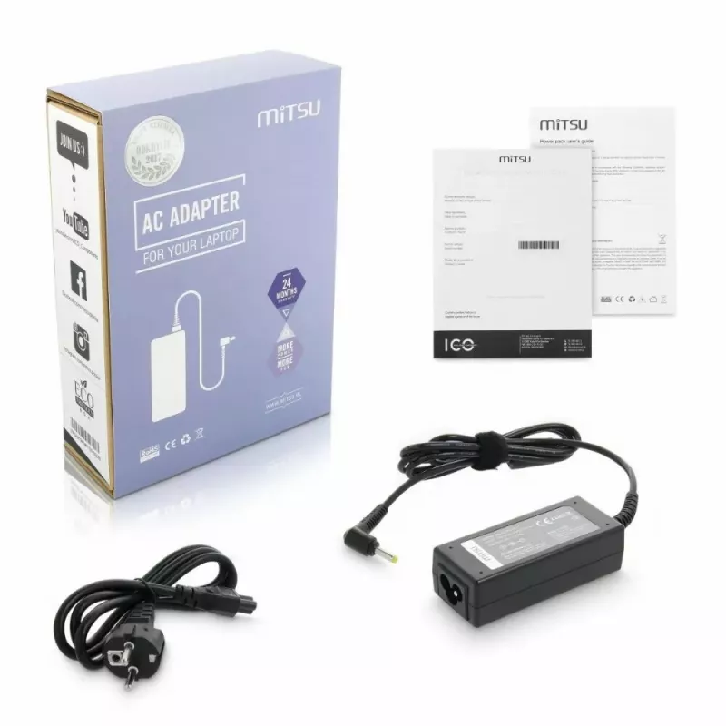 Zasilacz MITSU do Lenovo 20V 2,25A (model 5ZM035)
