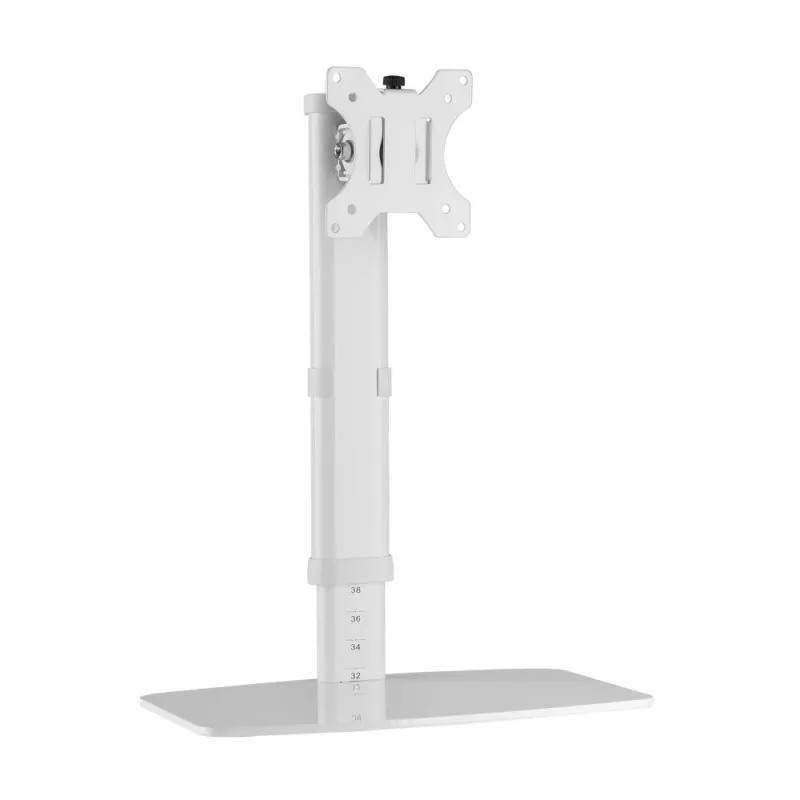 Uchwyt/stojak na monitor Techly ICA-LCD 260 68,6 cm (27 cali) Biurkowy Biały