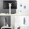 Uchwyt/stojak na monitor Techly ICA-LCD 260 68,6 cm (27 cali) Biurkowy Biały