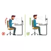 Uchwyt/stojak na monitor Techly ICA-LCD 260 68,6 cm (27 cali) Biurkowy Biały
