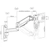 Uchwyt/podstawa pod telewizor Techly ICA-LCD G112 81.3 cm (32 cale) Czarny