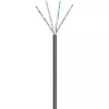 Techly ITP7-UTP-0100LO kabel sieciowy Czarny 100 m Cat5e U/UTP (UTP)