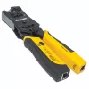 Intellinet Universal Modular Plug Crimping Tool and kabel Tester, 2-in-1 Crimper and kabel Tester: Cuts, Strips, Terminates and Tests, RJ45/RJ11/RJ12/RJ22