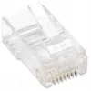 Intellinet Wtyki modułowe RJ45, Cat5e, UTP, 3-zębowe, do drutu pełnego, styki pozłacane 15 µm, opakowanie 100 szt.