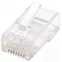 Intellinet Wtyki modułowe RJ45, Cat5e, UTP, 3-zębowe, do drutu pełnego, styki pozłacane 15 µm, opakowanie 100 szt.