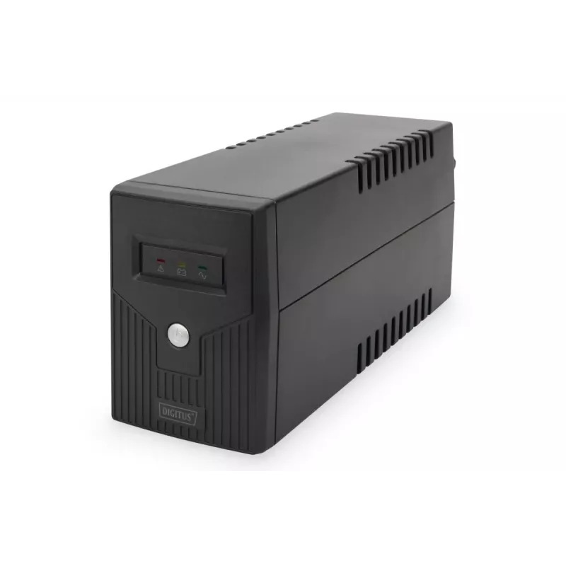 DIGITUS Line-Interact.UPS 600 VA/360W 12V/7Ah x1 2x CEE7/7 AVR LED DP