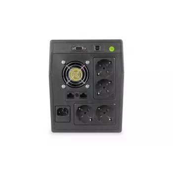 DIGITUS Line-Interact.UPS 2000VA/1200W 12V/9Ah x2 4x CEE7/7 AVR USB