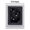 Intellinet 19-calowa 1U jednostka dystrybucji zasilania do montażu w szafie rack z 8 wyjściami C13 i odłączanym kablem zasilającym oraz wejściem C20 z tyłu
