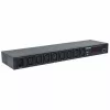 Intellinet 19 inch inteligentny PDU 8-portowy, 19 inch do montażu w szafie rack, inteligentny rozdzielacz zasilania C13; monitoruje moc, temperaturę i wilgotność