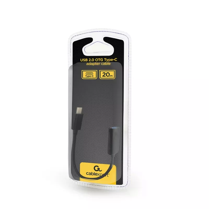Kabel GEMBIRD USB 2.0 OTG Typ-C na USB Typ-A (CM/AF), blister