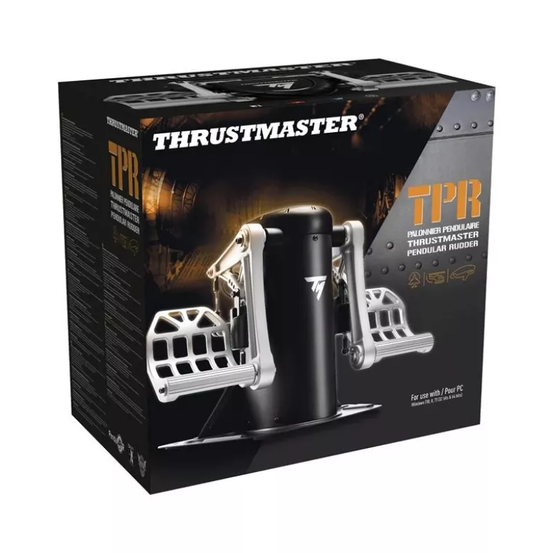 Thrustmaster TPR Rudder Czarny, srebrny USB Flight Sim Analogue PC