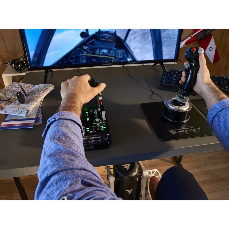 Thrustmaster TPR Rudder Czarny, srebrny USB Flight Sim Analogue PC