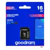 Karta pamięci MicroSDHC GOODRAM 16 GB Class 10 UHS-I (U1), odczyt 100 MB/s, zapis 10 MB/s, odporna na magnesy, z adapterem SD