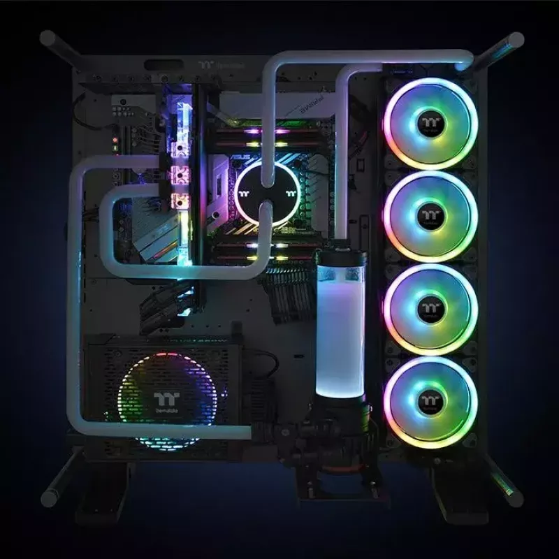 Wentylator chłodnicy Thermaltake Riing Trio 12 LED RGB, edycja TT Premium