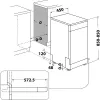 Whirlpool WSFO 3O23 PF Wolnostojąca 10 kompletów