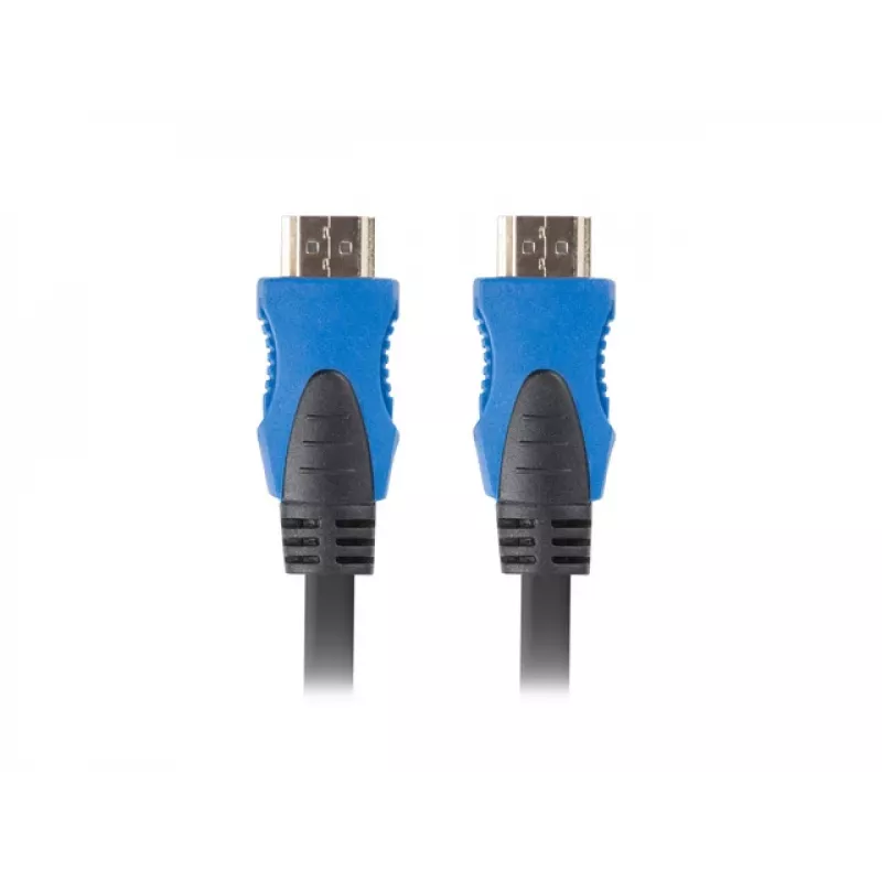 Kabel HDMI LANBERG CA-HDMI-20CU-0010-BK 1 m — HDMI 2.0, 18 Gbit/s, ARC, Ethernet