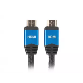 Kabel HDMI LANBERG CA-HDMI-20CU-0018-BL 1,8 m, HDMI 2.0, 18 Gbit/s, 2160p, ARC, Ethernet