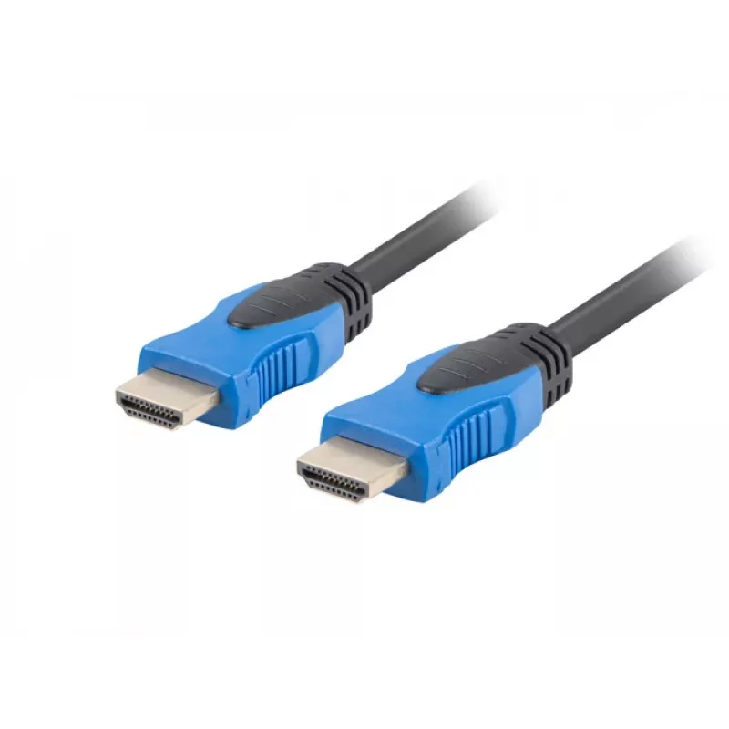 Przewód HDMI LANBERG - M/m V2.0 4K Cu Czarny 1,8m