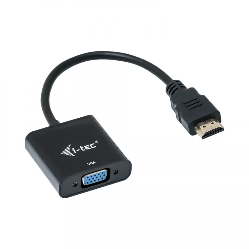 i-tec HDMI to VGA kabel Adapter, 0.15 m, HDMI, VGA, Male, Female, 1920 x 1080 pixels